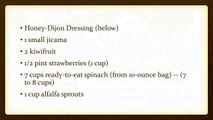 Spinach Strawberry Salad | EASY WAY TO MAKE RECIPES | FOOD AND RECIPES