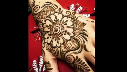 Top 10 Best Tikki Style Mehndi Designs For Hands ( Samina Kousar )(360p)