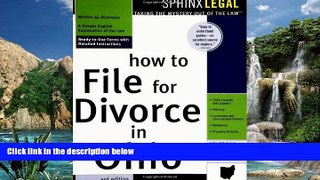 Books to Read  How to File for Divorce in Ohio (Legal Survival Guides)  Full Ebooks Best Seller