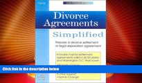 Big Deals  Divorce Agreements Simplied, book w/cd (Law Made Simple)  Best Seller Books Best Seller
