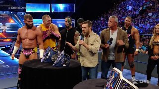 The new SmackDown Tag Team and Women's Titles are unveiled: SmackDown Live, Aug. 23, 2016