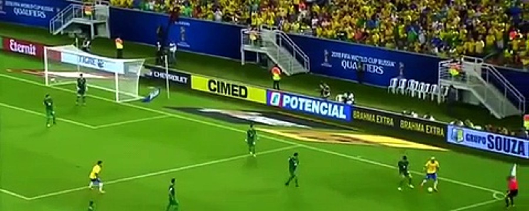 Neymar vs Bolivia • Neymar Eye Injury • Brazil vs Bolivia 2016