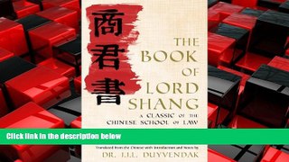 READ book  The Book of Lord Shang: A Classic of the Chinese School of Law  DOWNLOAD ONLINE