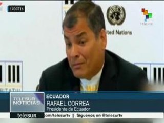 Correa rechaza asentimientos ilegales usados por traficantes de tierra
