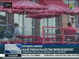 EE.UU.: hija de Tyson Gay muere durante tiroteo en Kentucky