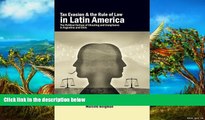 READ NOW  Tax Evasion and the Rule of Law in Latin America: The Political Culture of Cheating and