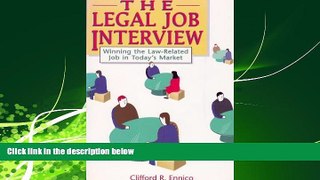 Free [PDF] Downlaod  The Legal Job Interview  BOOK ONLINE