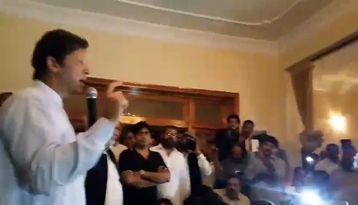 Imran Khan Addressing His Workers From Attock a...