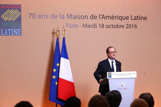 Discours au 70ème anniversaire de la maison de l’Amérique latine
