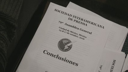 SIP concluye: un 2016 negro para el periodismo