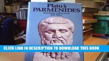 [PDF] Plato s Parmenides: Translation and Analysis Full Online