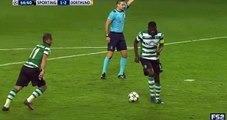 Bruno César Goal HD Sporting 1-2 dortmund 18.10.2016