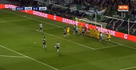 Bruno Cesar Goal - Sporting 1-2 Dortmund 18.10.2016