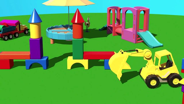 Çizgi Film - Akıllı Excavator Dodo figürleri öğreniyor (Dikdörtgen prizması) Bölüm 5