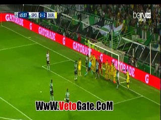 الهدف الاول لشبونة فى دورتموند