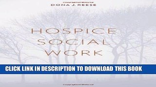 [PDF] Hospice Social Work (End-of-Life Care: A Series) Full Online