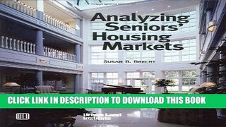 [PDF] Analyzing Seniors  Housing Markets Full Colection