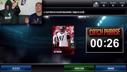 CATCH PHRASE MADDEN! Vs. Connor! Madden Mobile 17