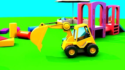 Çizgi Film - Akıllı Excavator Dodo figürleri öğreniyor (Silindir) Bölüm 2