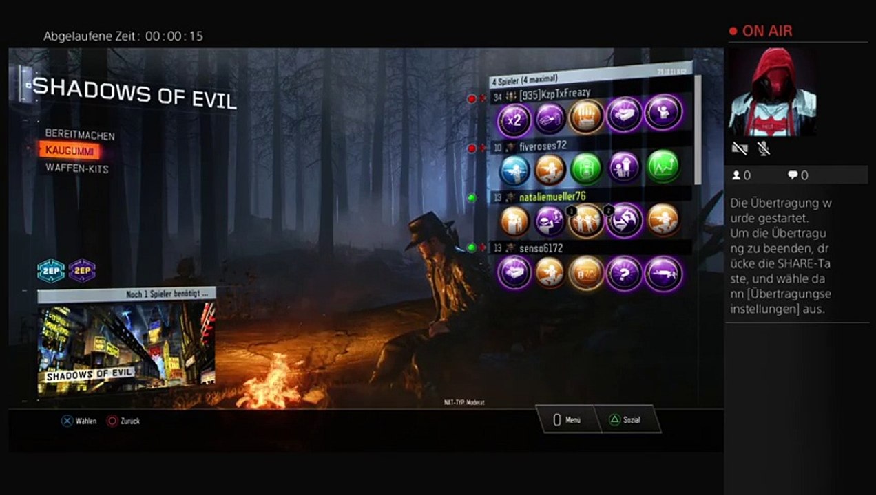 Ps4 Zombie modus Bo3