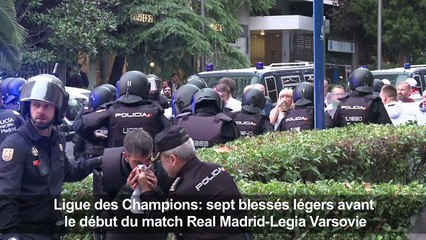 Real Madrid-Legia Varsovie: 7 blessés avant le début du match