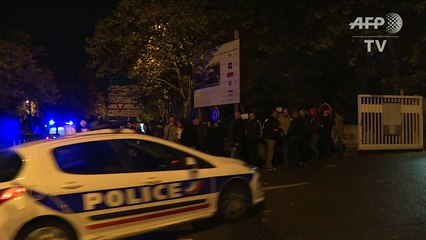 Evry : rassemblement de policiers devant l'hôtel de Police (2)