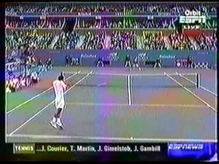 Pete Sampras Flying