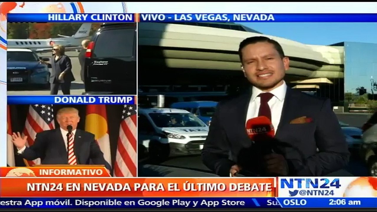 Último cara a cara: Trump y Clinton se enfrentarán en el tercer y más definitivo debate presidencial