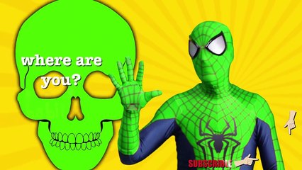 Paw Patrol Skeleton Super Heroes Finger Family Colours Learn and More...