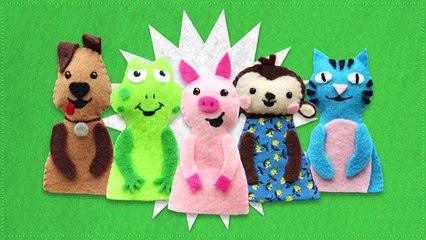 ANIMAL FINGER FAMILY ♫- Finger Family Song - Nursery Rhyme - Pancake Manor