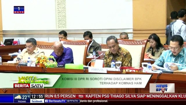 DPR Soroti Opini Disclaimer BPK Terhadap Komnas HAM