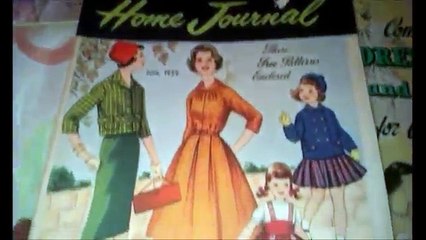 My Vintage  50s Fashion book Haul