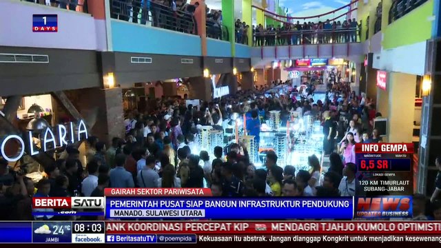 Presiden Jokowi Pantau Langsung Perkembangan Pariwisata Sulut