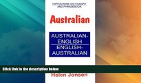 Big Deals  Australian-English/English-Australian Phrasebook: Dictionary and Phrasebook (Hippocrene