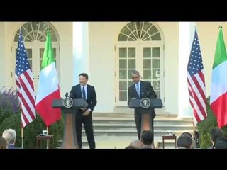 USA - Conferenza stampa Renzi - Obama (18.10.16)