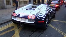 One-off Bugatti Veyron L'or Blanc back in London! April 2013