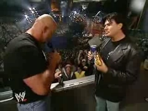 Stone Cold Steve Austin has fun with Eric Bischoff
