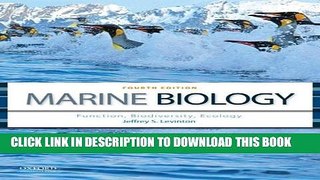 [PDF] Marine Biology: Function, Biodiversity, Ecology Full Online