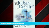 READ PDF How Do Judges Decide?: The Search for Fairness and Justice in Punishment (Key Questions