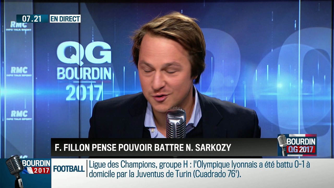 QG Bourdin 2017 : Primaire à droite : François Fillon pense pouvoir battre Nicolas Sarkozy