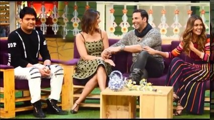 Akshay Kumar in the Kapil Sharma Show with Ileana and Esha