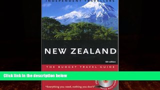 Books to Read  Independent Travellers New Zealand 2005: The Budget Travel Guide (Independent