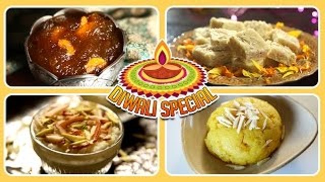 Diwali Special Desserts Recipes | Badam Burfi, Moond Dal Halwa, Kalakand & More | Rajshri Food