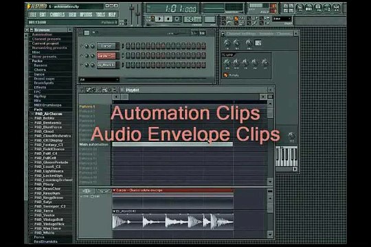 Automation & Audio Envelope Clips- Intrroduction to FL STUDIO