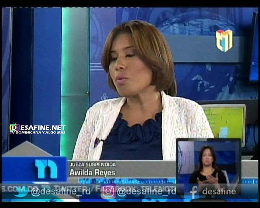 La suspendida jueza Awilda Reyes habla con Cavada "Llegaré hasta las últimas"