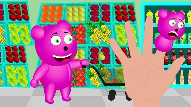 Mega Gummy bear Pirates attack finger family Rhyme for Kids - Gummy bear skeleton Ice cream