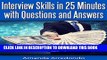 [PDF] Interview Skills in 25 Minutes with Questions and Answers Full Online