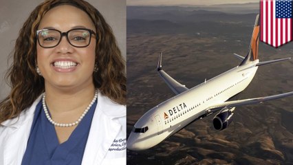 Download Video: Delta Airlines tidak percaya wanita kulit hitam seorang dokter - Tomonews