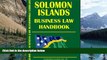 Books to Read  Solomon Islands Business Law Handbook  Best Seller Books Most Wanted