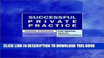 [PDF] Successful Private Practice: Winning Strategies for Mental Health Professionals Popular